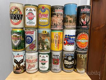 34 lattine birra da collezione