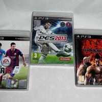 Giochi PS3 Fifa 15 pes 13 Tekken 6