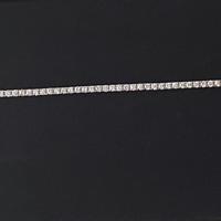 TENNIS ORO 18 KT Gr. 9,5 CT. 2,70 DIAMANTI NAT.