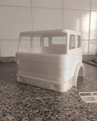 cabina fiat 1/14 RC truck tamiya 