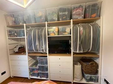 Elvarli armadio a giorno ikea
