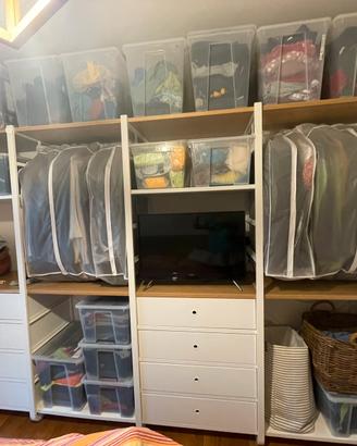 Elvarli armadio a giorno ikea