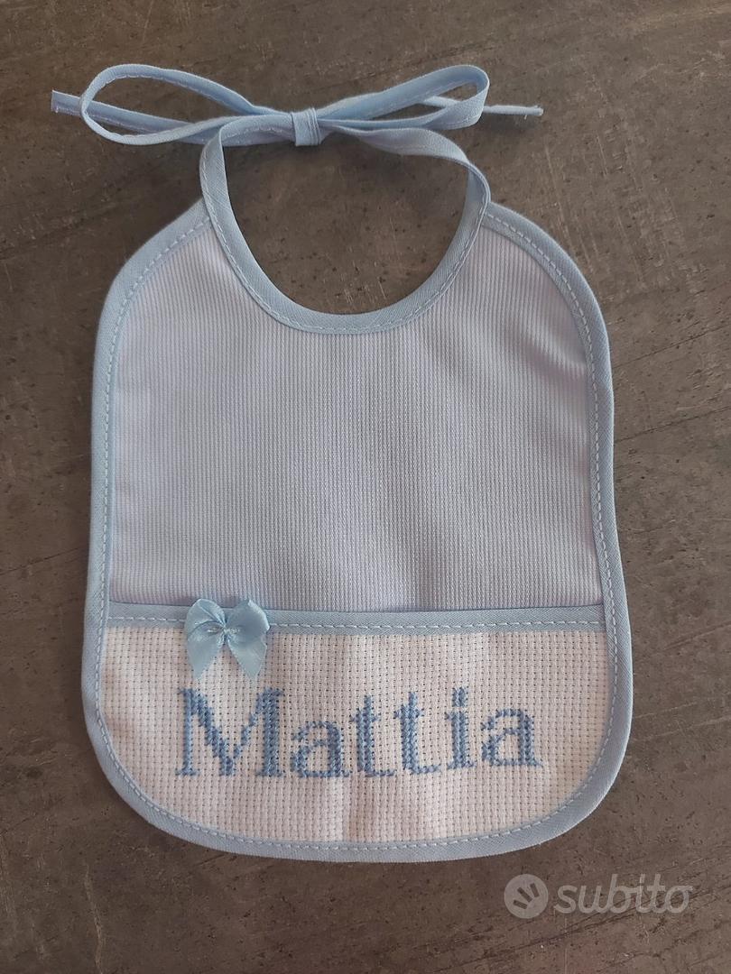 Bavaglino neonata personalizzato con nome baby minnie