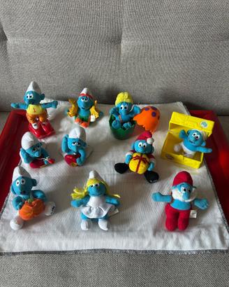 Smurfs puffi vintage Mcdonalds 2000 come nuove