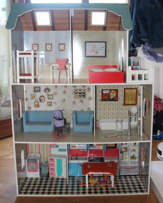 Casa per bambole o barbie in legno di Imaginarium