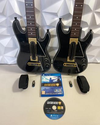 Guitar Hero Live Supreme Party PS4 2 chitarre USB