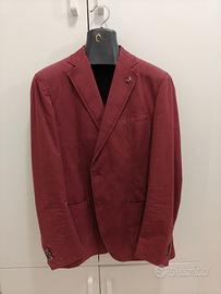 Giacca Tombolini, color rosso vinaccia