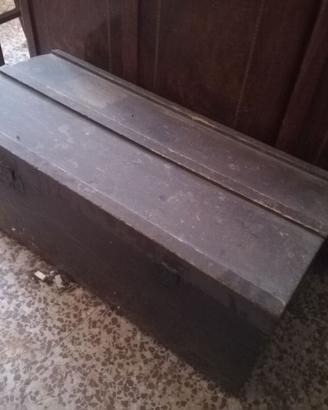 baule in legno vintage