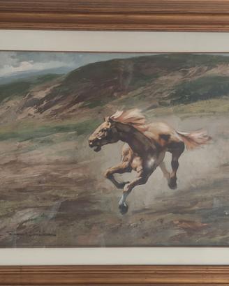 Giulio Servolini - Cavallo - Olio su tela