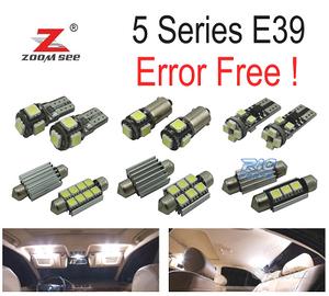 KIT 21 LAMPADE LED INTERNE BMW E39 SERIE 5 530D 52