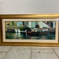 Quadro del pittore Roberto Chessa - tela 80x38cm