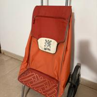 Carrelo spesa con 6 ruote gimi