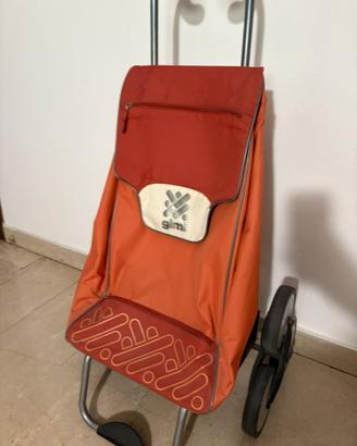 Carrelo spesa con 6 ruote gimi