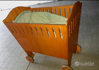 culla design legno marino