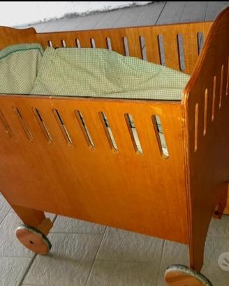 culla design legno marino