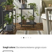 Piedistallo OLIVBLAD IKEA grigio chiaro