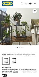 Piedistallo OLIVBLAD IKEA grigio chiaro