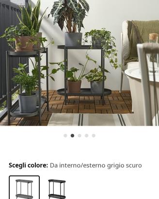 Piedistallo OLIVBLAD IKEA grigio chiaro