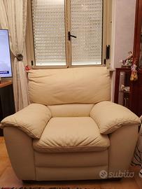 Poltrona pelle 