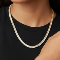 parure  gioielli in acciaio placcato oro e Zirconi