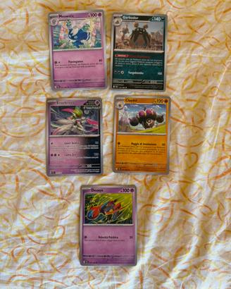 Carte Pokemon rarità media