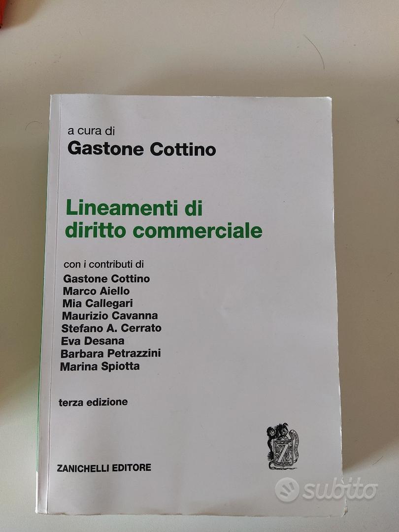 Lineamenti di diritto commerciale : Cottino, Gastone: : Libri