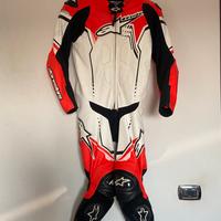 Tuta in pelle moto Alpinestars Gp plus v2
