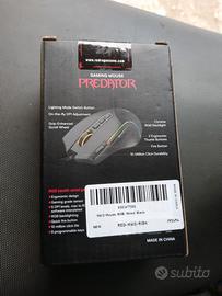 Mouse gaming Predator rgb nuovo