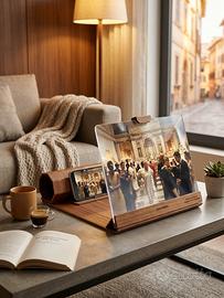 Amplificatore Schermo Smartphone 3D in Legno