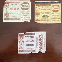 Biglietti partite Milan 83-84