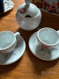 thun serie fil rouge tazzine e zuccheriera