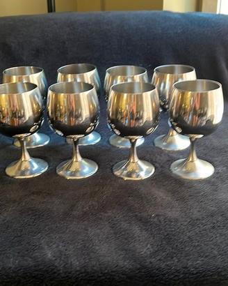 Set 6 Calici Vintage AMC  Inox 18/10