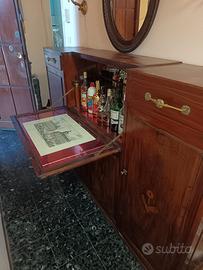 Elegante mobile bar vintage anni ‘30 artigianale