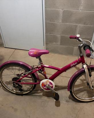 Bici da bambina Btwin viola 