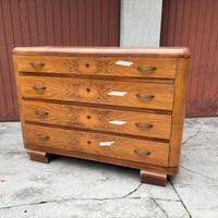 Comò / cassettiera in legno massello 4 cassetti –