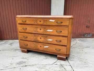 Comò / cassettiera in legno massello 4 cassetti –