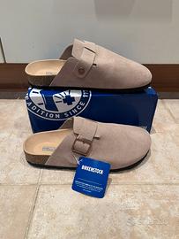 Birkenstock boston sandalo taglia 41 grigio beige