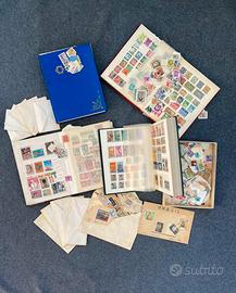 Album francobolli Italia e altri paesi