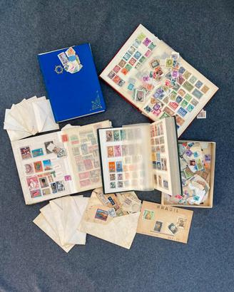 Album francobolli Italia e altri paesi