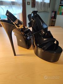 Sandali donna aperti tacco 16