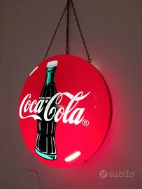 insegna luminosa coca cola