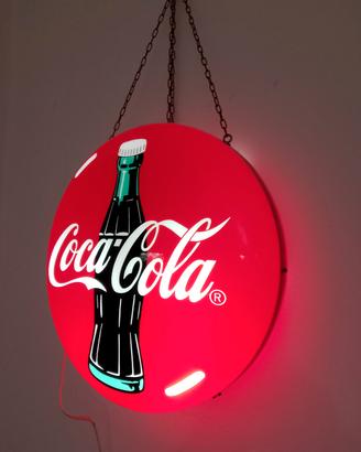insegna luminosa coca cola
