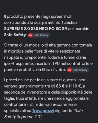 scarpe antinfortunistiche 