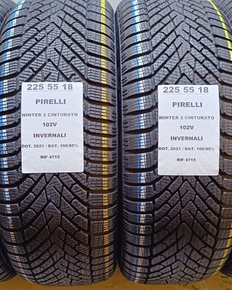 4 GOMME 225 55 18 PIRELLI INV RIF4715