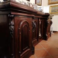 antica servante in mogano 
