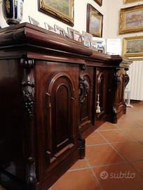 antica servante in mogano 