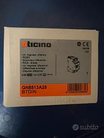 Bticino GN8813A25 interrutore diff