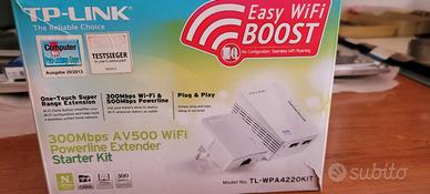TP-LINK Powerline Extender 300mbps av500 wifi