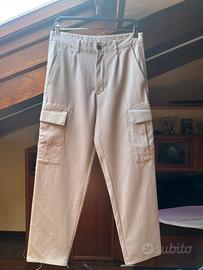 Pantaloni cargo Zara uomo beige – taglia 30