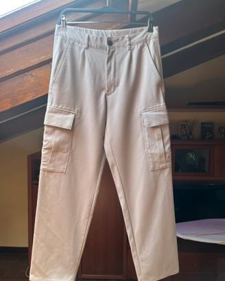 Pantaloni cargo Zara uomo beige – taglia 30